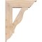 Ekena Millwork Funston Traditional Smooth Bracket w/ Offset Brace, Douglas Fir, 7 1/2"W x 24"D x 32"H BKT0806X24X32FST01SDF - alternate 2